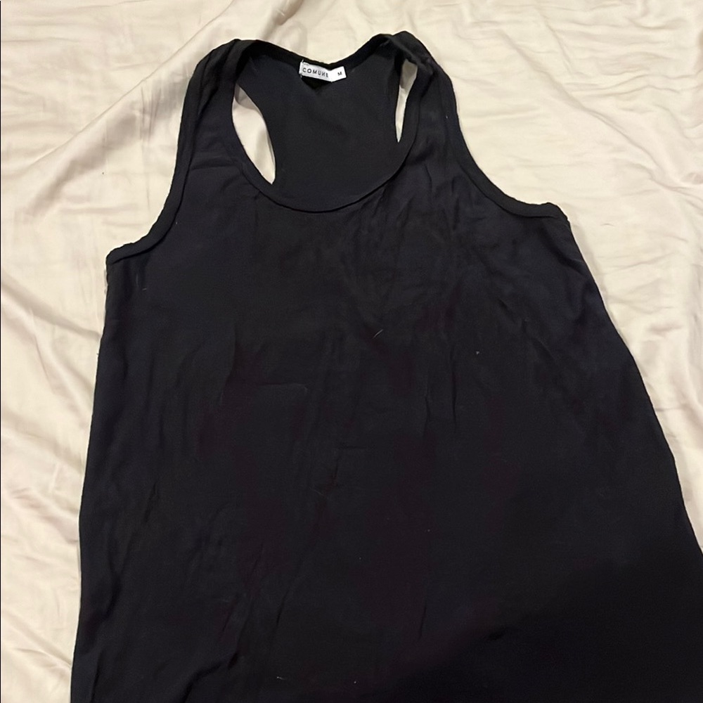 Comune Black Racerback Tank Top - Women's Essential
